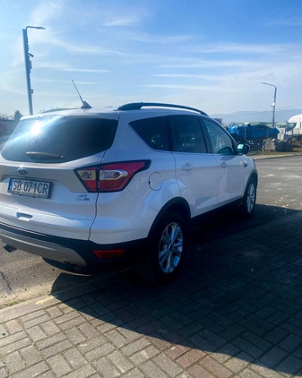 Ford Escape cena 69900 przebieg: 65542, rok produkcji 2018 z Wieleń małe 211